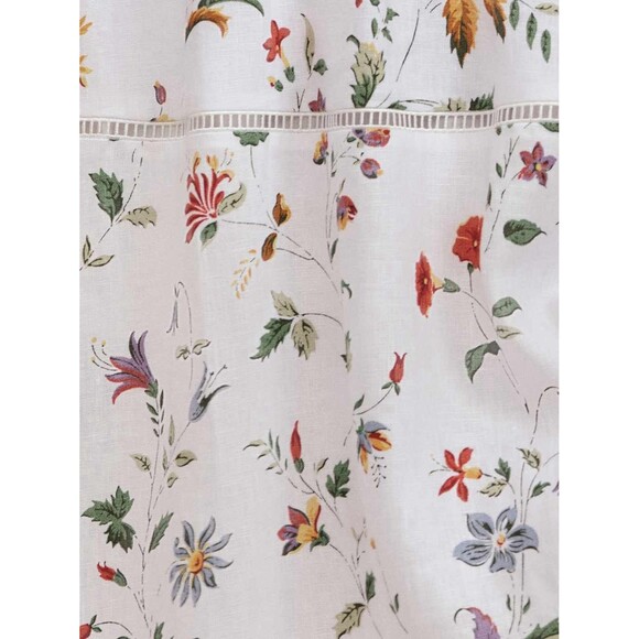 NWOT Reformation Everett Linen Corsini Floral White Midi Dress |Retail $298 - Picture 6 of 16